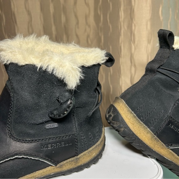 Merrell Tremblant Women's 9.5 Black Leather DRY Waterproof 200 Ankle J45728 - Picture 11 of 15